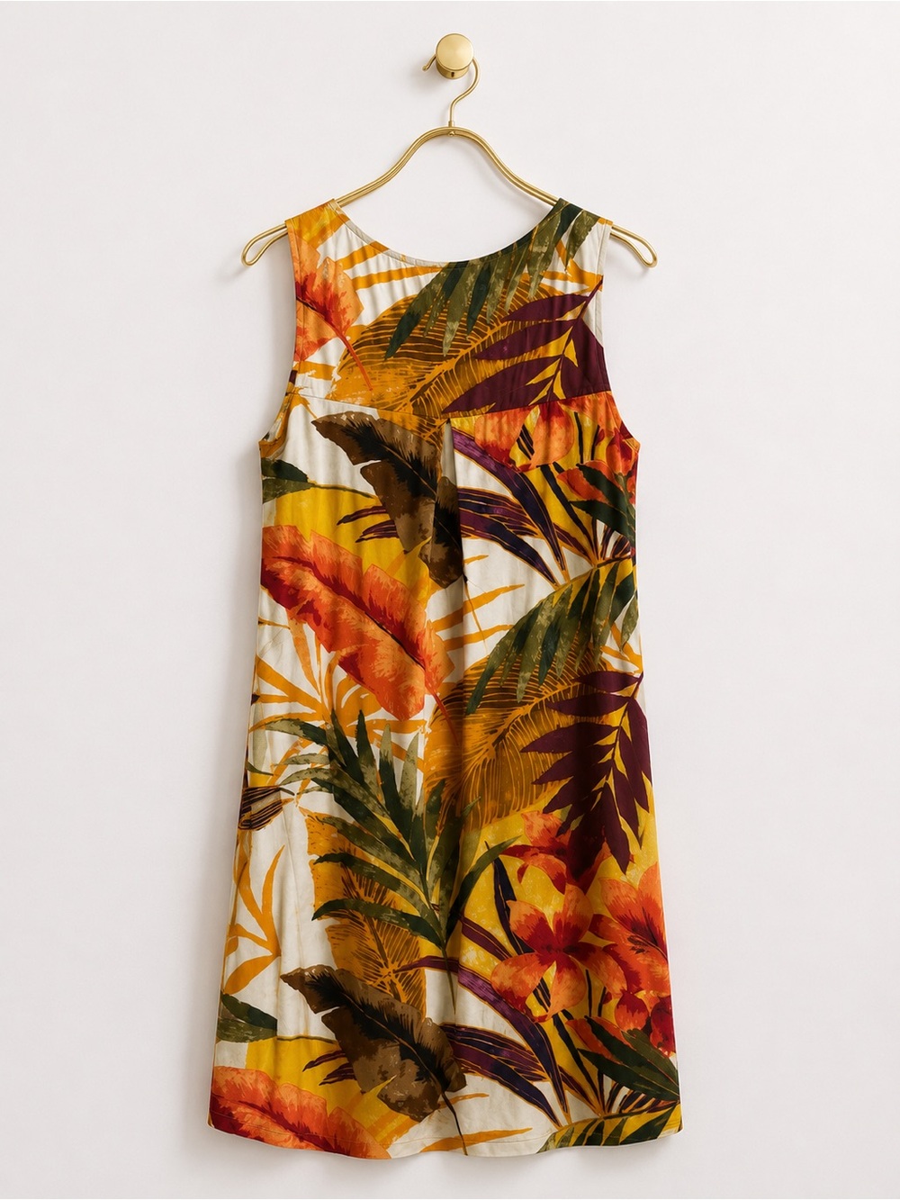 Jams World Amber Oasis Island Tropic Jungle Print Sheath Dress SZ S - Picture 2 of 5